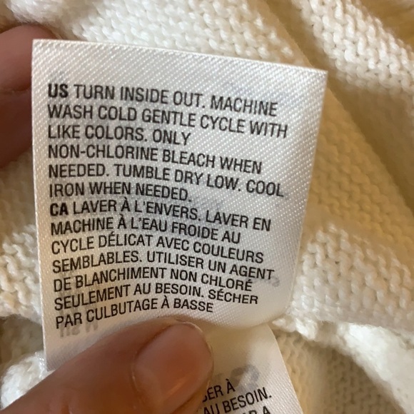 Karen Scott sweater great condition fun hardware M - Picture 5 of 5